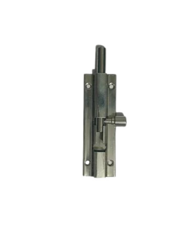 Stainless Steel Tower Bolt - 4 Inch Size, Chrome Matt Finish | Corrosion Resistant Design