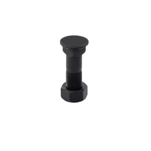 Steel JCB Bolt - M10 x 6 mm, Black Oxide Finish, Half Threaded, Hardness 70 HRC, Tensile Strength 350 MPa, Material: MS