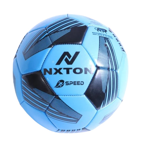 Blue Football Ball - PVC, Size 3, Round Shape | Weight: 400 grams, 2 Layers, Non-Customized, Sport Type: Football