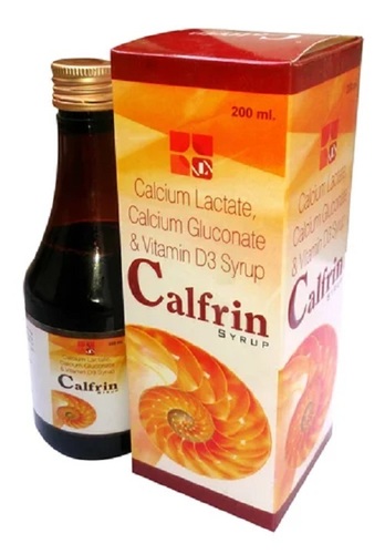 Calcium Lactate, Calcium Gluconate, And Vitamin D3 Syrup - Liquid Dosage Form, Prescription Required, For Hospital And Clinic Use
