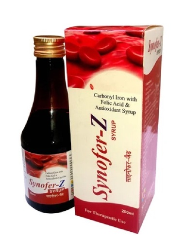 Carbonyl Iron With Folic Acid And Antioxidant Syrup - Liquid Dosage Form Prescription Required For Hospital and Clinic Use