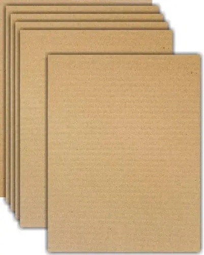 Corrugated Packaging Sheet - Lightweight, Rectangular Solid Design | Biodegradable, Eco-Friendly, Moisture-Resistant, Recyclable