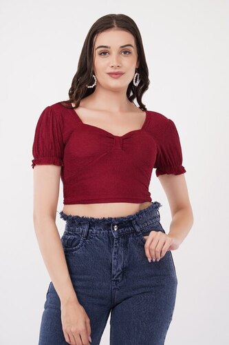 Crop Tops - Cotton Fabric, All Size Options , Trendy Design For Stylish Outfits