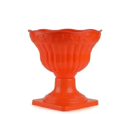 Designer Red Plastic Planter
