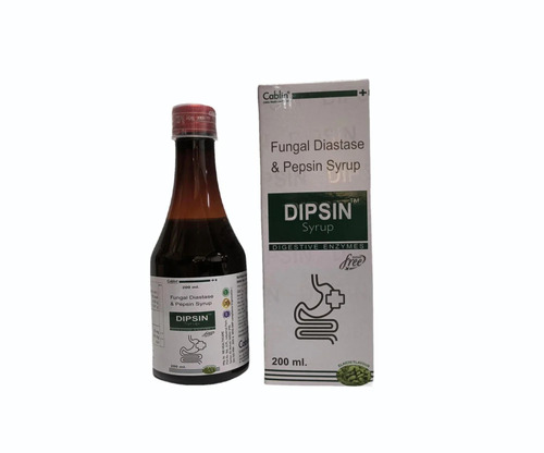 Dipsin Sugar Free Enzyme Syrup - Liquid Dosage Form, Prescription Required, For Hospital and Clinic Use