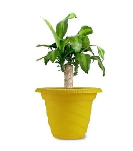 Garden Pot - Lightweight Crack Resistant Plastic, Glossy Finish for Planting in Various Colors