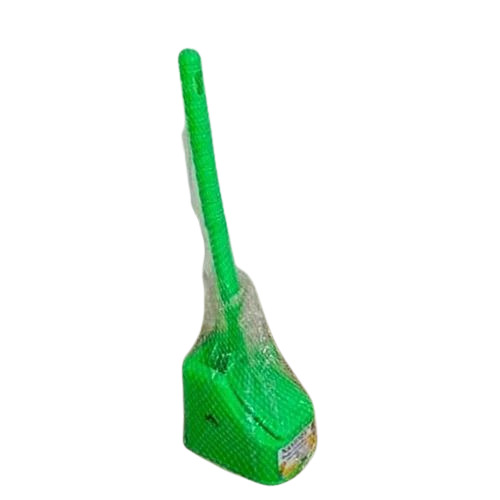 Green Plastic Container Toilet Brush - Nylon Bristles 14 Inch Size Green Color | Long Lasting Ideal for Bathroom & Toilet Cleaning
