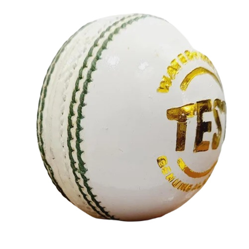 Leather Cricket Ball - Solid Round Design | Hard and Durable, Printed Finish, Ideal for Adults, Unisex