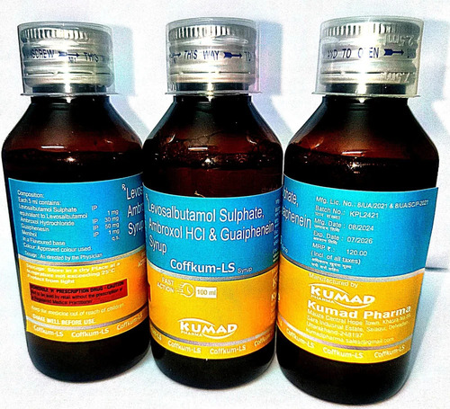 Levosalbutamol Sulphate Synaroroxol HCI Guaiphenesin Syrup
