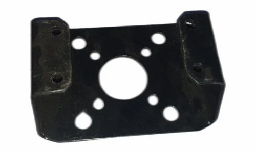 Ms Mounting Plate - Mild Steel, Rectangle Shape, Silver Color, Power Coated Surface Finish | Industrial Use, Galvanized Treatment, Assembled Design