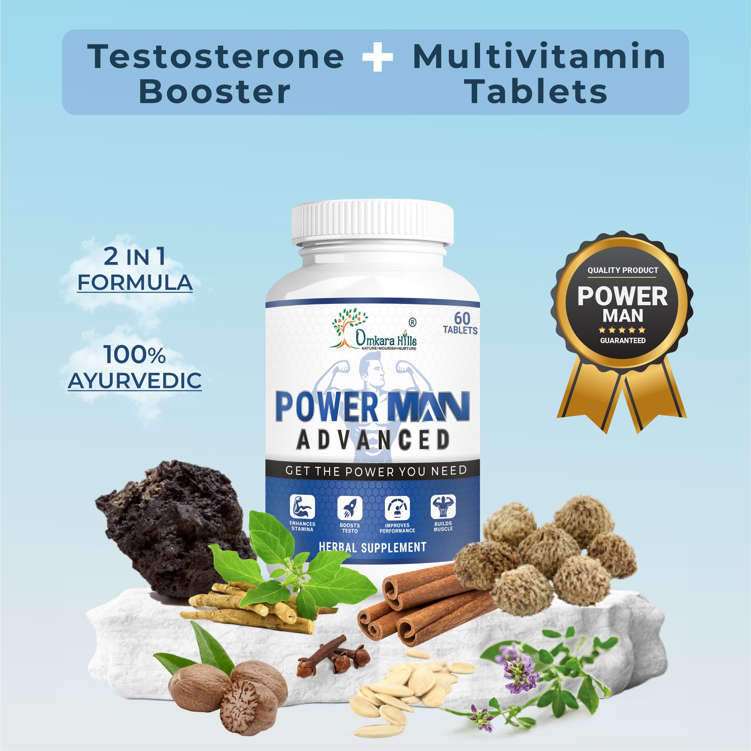 Power Man Advanced Herbal Supplement - Material: Medicine