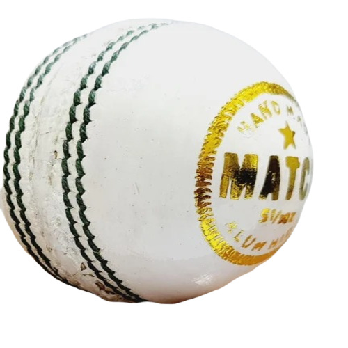 Printed Leather Cricket Balls - Solid Round Design, Hard and Durable for Unisex Adults
