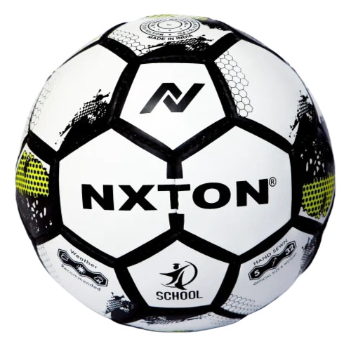 Rubber Football - Size 4, 3 Layer Design | Multicolor, 410 Grams, Ideal for School Play