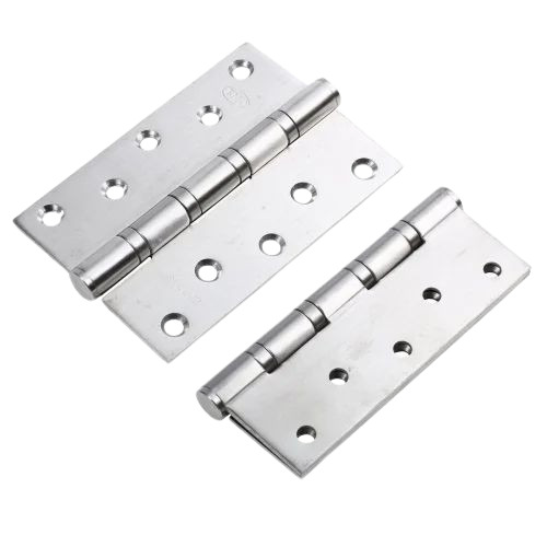 Stainless Steel Door Hinges - 5 Inch, Ball Bearing, > 3 Mm Thickness, SS Finish | Ideal for Door Fitting and Smooth Operation