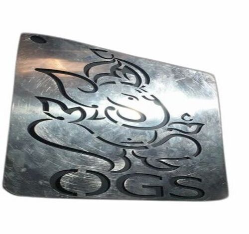Stainless Steel Plate - 10x15 Inch Rectangle, Silver Finish, 15mm Thickness - Laser Cut, Ideal For Steel Sheets And Rings