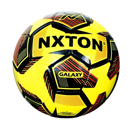Yellow Football Ball - PVC, Size 3, Round Shape | 3 Layers, 400 Grams, Non-Customized, Ideal for Playing Football
