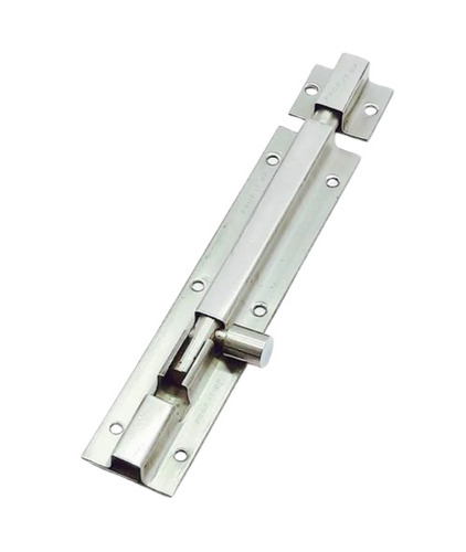 Stainless Steel Tower Bolt - 4 Inch Length, 10 mm Rod Thickness | Door Mount Fitting for Secure Closure and Enhanced Durability