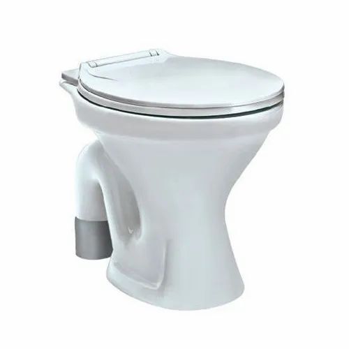 Wall Hung Toilet - Ceramic, 390x365x540 Mm, Premium Quality, Optimum Performance, English Style, White Finish | Ideal for Home, Office, Hotel Use