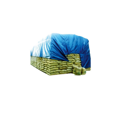 40x40 Feet Tarpaulin Sheet - HDPE, 40 x 40 Feet, Blue | Waterproof, UV Resistant, Tear & Puncture-Resistant, Reinforced Edges with Grommets, Lightweight & Durable