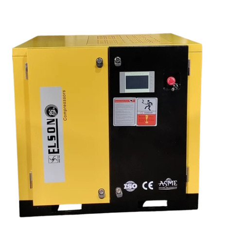 Screw Air Compressor - 10 HP, 500L Tank, 63dB Noise Level | Air Cooled, Single Stage, Class 1 Air Quality