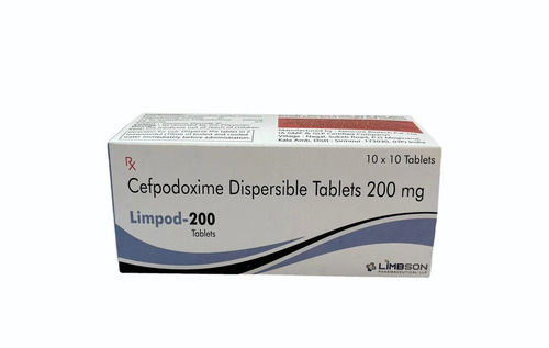 Cefpodoxime Dispersible Tablets, 200 mg