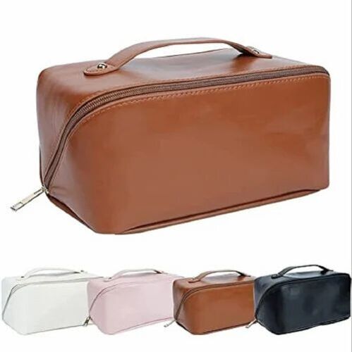 Cosmetic Travel Bag - Rectangular Shape, Plain Design | New, Good Quality for Holding Cosmetic Items