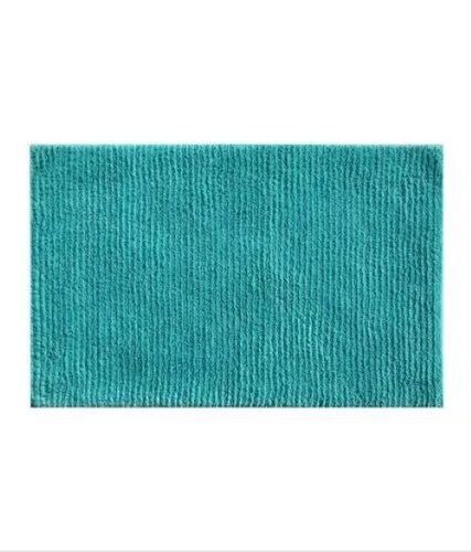 Cotton Bath Mats - 33 x 48 cm Green | Premium Quality Machine Washable Eco-Friendly Material Lightweight Fade-Resistant Plush Feel Long-Lasting Skin-Friendly
