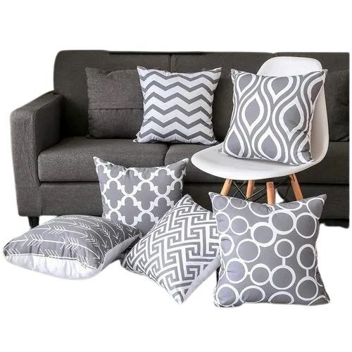 Cotton Bed Cushion - 100% Cotton, Customized Sizes, Grey Color | Premium Quality, Breathable Fabric, Plush Comfort, Durable Stitching, Lightweight Design, Machine Washable, Skin-Friendly, Moisture-Wicking, Elegant Appearance