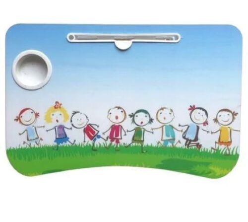 Designer Wooden Kids Study Table - Wooden, 60x40 cm, Multi Color | Ergonomic Shape, Non-toxic Finish, Smooth Edges, Easy Assembly, Creative Appeal, Versatile Use