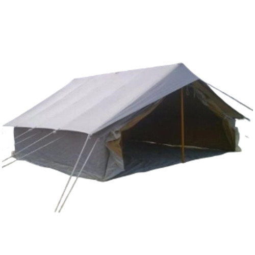 Double Fly Canvas Tent - Color: White