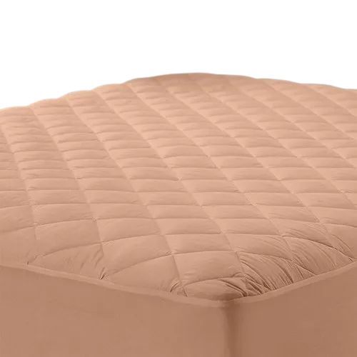 Eco Friendly Quilted Mattress Protector - Pocket Spring Material, Customized Size, Beige Color | Premium Quality, Long-Lasting, 360-Degree Protection, Odor-Resistant, Anti-Bacteria, Lightweight, Eco-Friendly