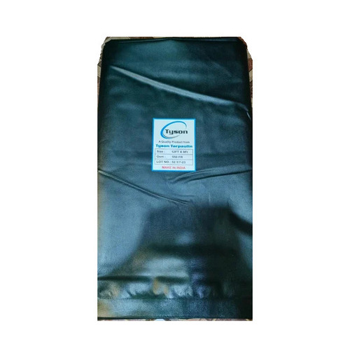 Fire Retardant Tarpaulin - High-Density Polyethylene (HDPE) with PVC Coating | Waterproof, Black, Woven Design for Harsh Weather Protection