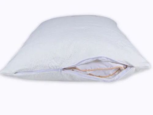 Fleece Pillow Protector - Premium Quality Cotton Hypoallergenic & Moisture-Wicking Stain-Resistant & Breathable Fabric