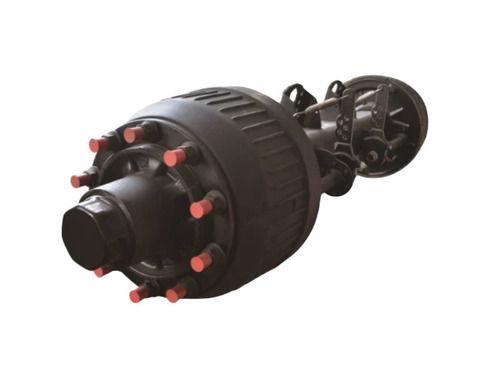 Heavy Duty Trailer Axle - Color: Gray