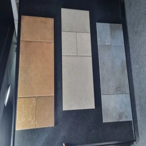Italian Marble Tile - Ceramic 2x2 Feet (600x600 mm) Matte Finish | Cheque Design Suitable for Wall Installations Custom Size Available