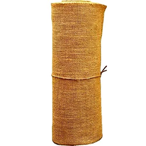 Jute Fabric Roll - Bamboo Fiber, 2 Meter Width, 102 Feet Length, Brown Color | Ideal For Agriculture And Industrial Packaging