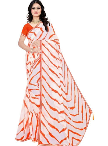 Lehariya Print Saree