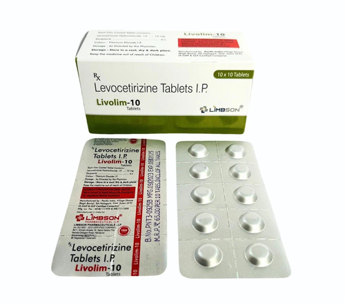 Levocetirizine - 10 Mg Tablets | For Hospital and Clinic Use, Cool and Dry Storage