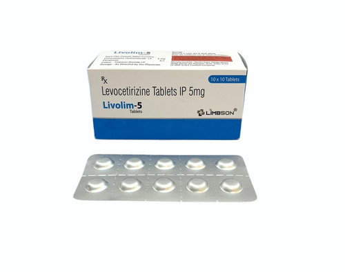 Levocetririzine Dihydrochloride 5 mg Tablets - For Hospital and Clinic Use | Prescribed Dosage, Cool and Dry Storage