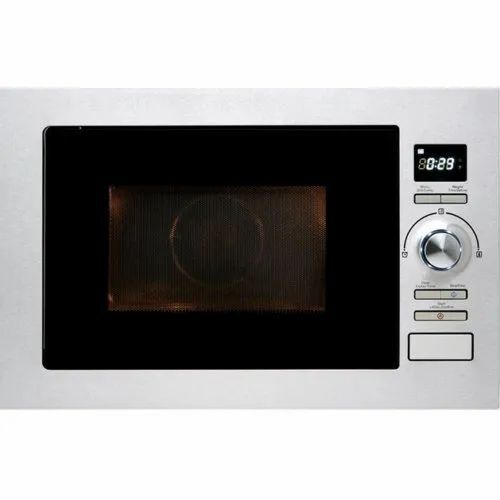 Microwave Oven - Stainless Steel, 595x388x473 mm Size, Silver Color | Premium Quality, 220 V Voltage, 500 Watt Power, 50 Hz Frequency