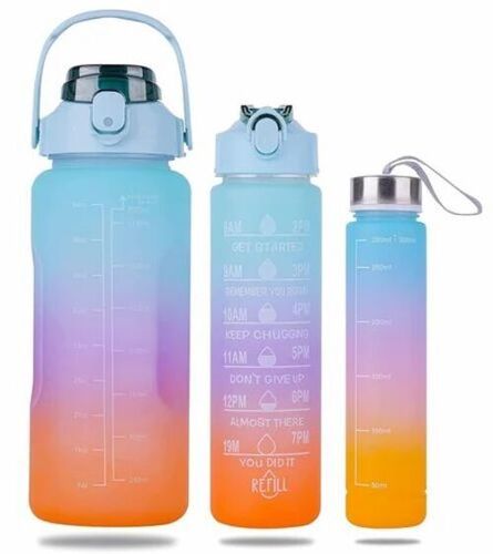 Motivational Water Bottle Set Of 3 Pcs