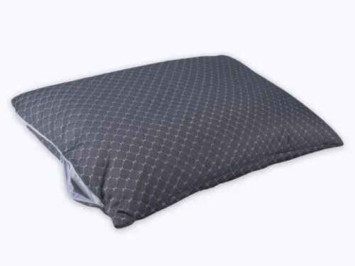 Pearl Knitted Pillow Protector - 17x27 Inches Cotton Material Black and White | Premium Quality Machine Washable Stain-Resistant Breathable Design Comfortable Feel Non-Toxic Dyes Easy to Clean