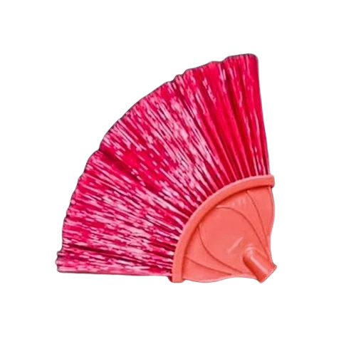 Red Cobweb - Medium Stiffness Plastic Bristles, Long Lasting & Easy Cleaning