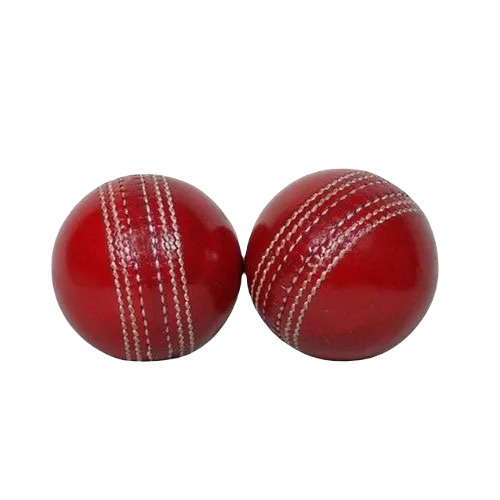 Red Leather Cricket Ball - Premium Quality , Hard and Durable for Adults and Unisex Players