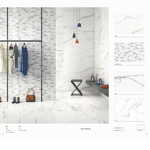 Vitrified Tiles - 4x4 Feet High Glossy Finish | Premium Quality Plain Design, Optimum Suitability for Flooring