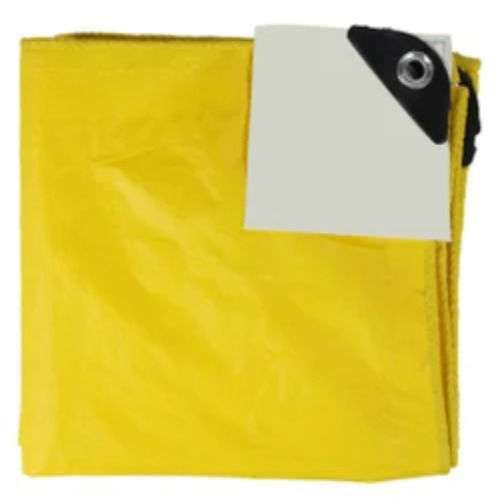 Yellow Plastic Tarpaulins - Color: Na