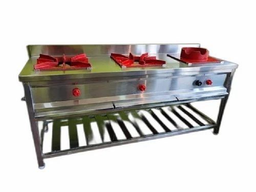 3 Burner Commercial Gas Range