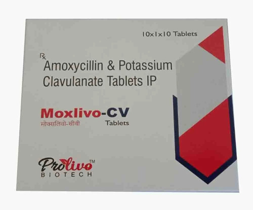 Amoxycillin And Potassium Clavulanate Tablets Ip By Prolivo Biotech