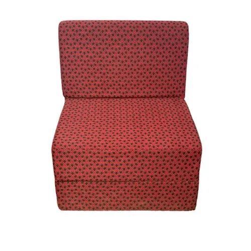Brown Color Foam Sofa Cum Bed