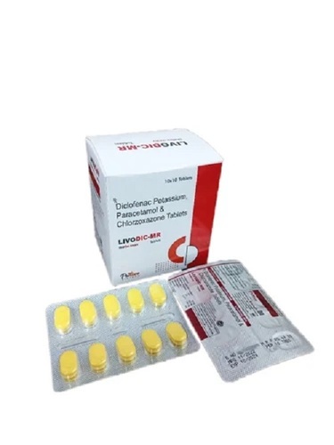 Diclofenac Paracetamol Tablet - Prescription Required Medicine for Hospital, Clinic | Cool and Dry Storage, Tablets with Precautions